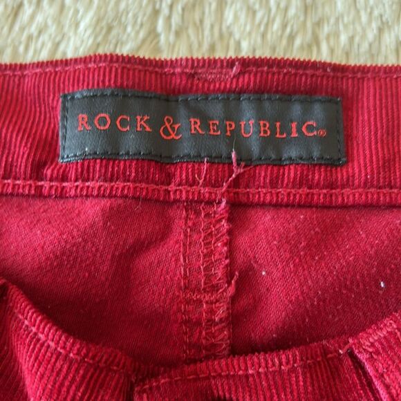 Rock and Republic red corduroy pants - Picture 5 of 16
